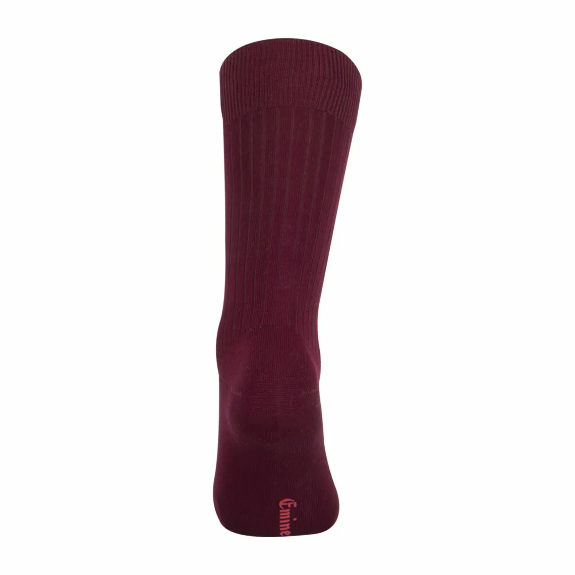 Chaussettes mi-hautes Fil d'Ecosse homme Fait en France Rouge Eminence - Chaussettes Homme sur MenCorner