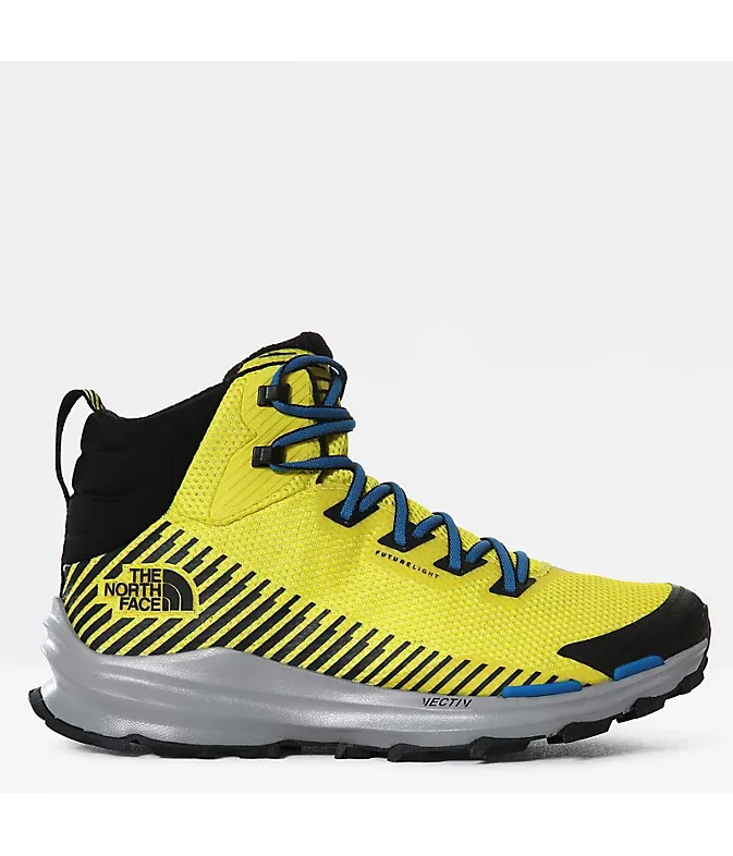 chaussure the north face M vectiv fastpack mid futurelight acid yellow