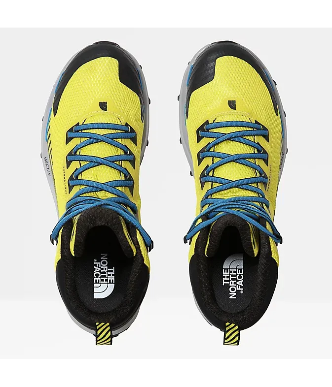 chaussure the north face M vectiv fastpack mid futurelight acid yellow