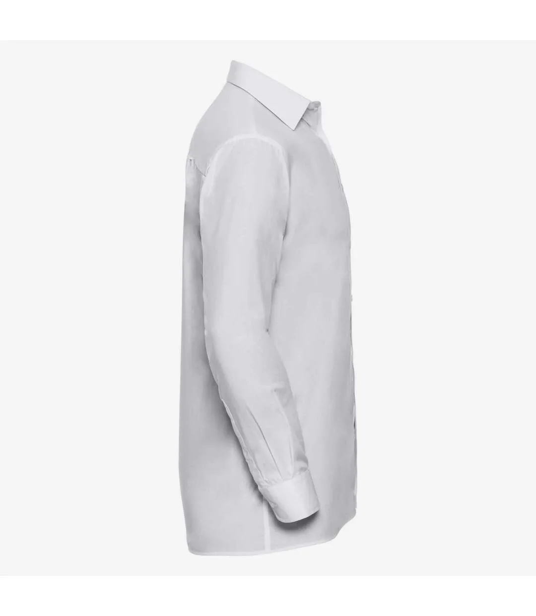 Chemise de travail à manches longues 100% coton homme blanc Russell