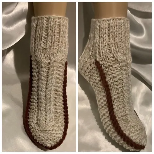 Chic  chaussettes pour sport ski d’hiver en tricot,fil laine chèvres / acrylique pour femme
