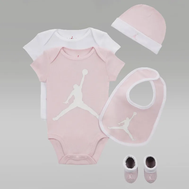 Coffret naissance 5 pièces Fille Jordan Core - Rose