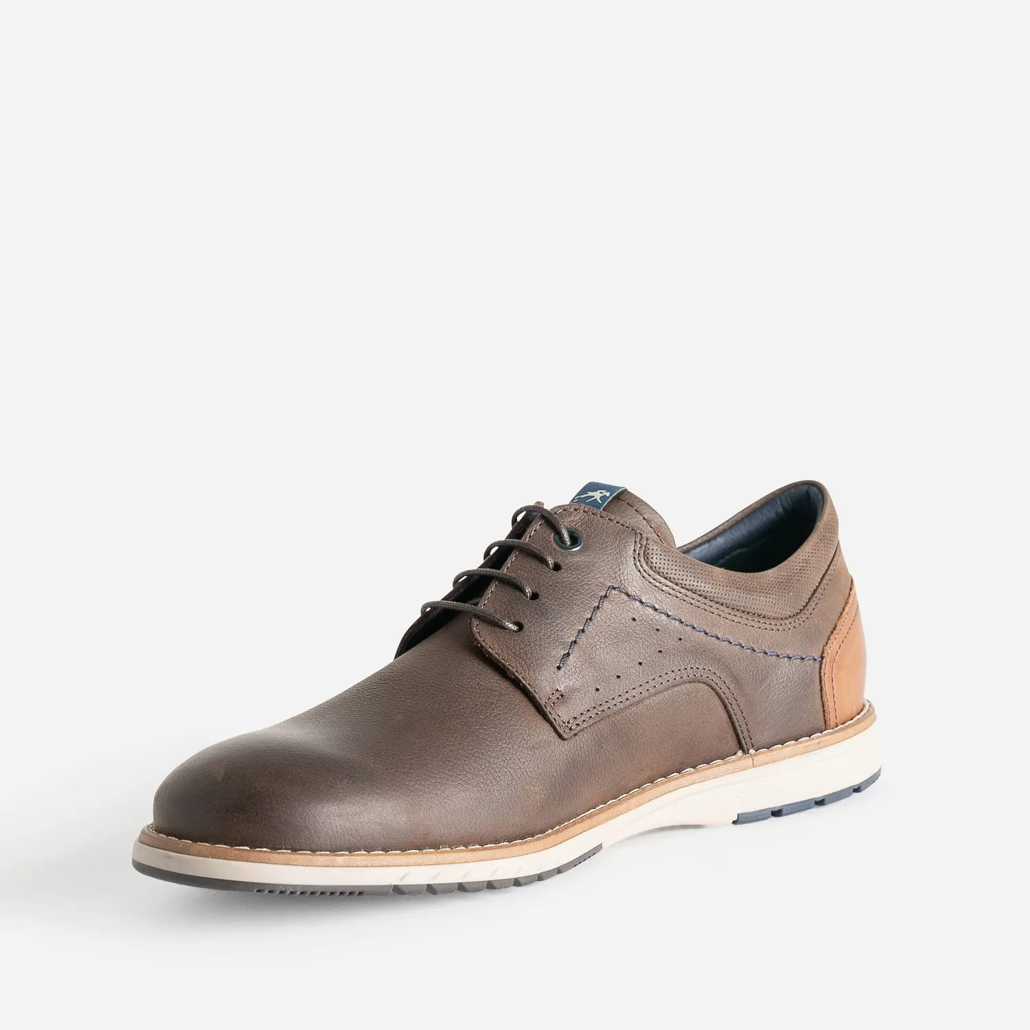 Derby FLUCHOS marron cuir nubuck - Baskets / Tennis Homme | ERAM