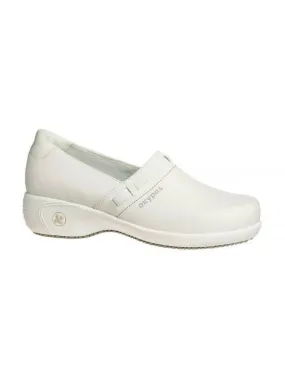 Escarpin professionnel SRC en cuir blanc Lucia