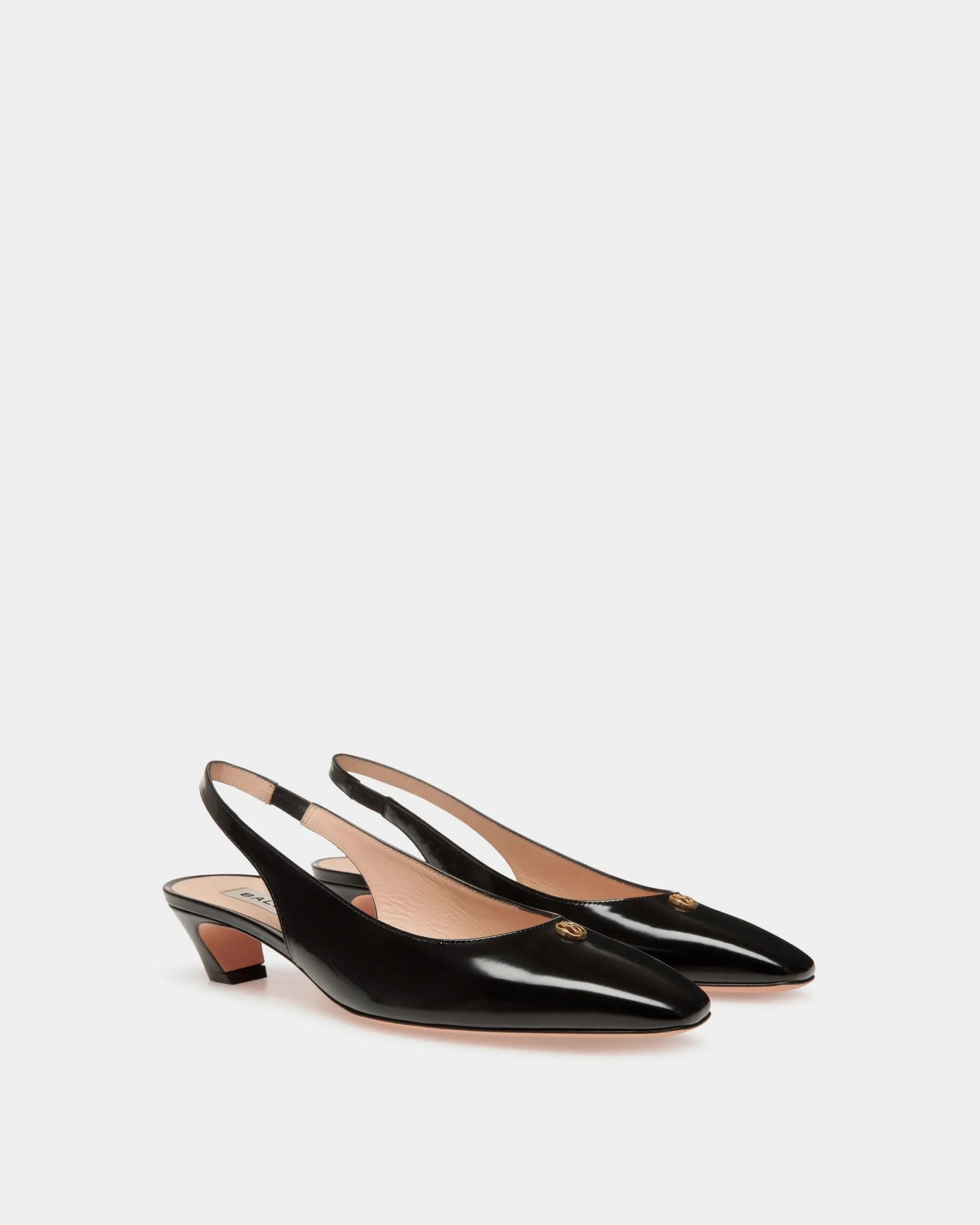 Escarpin Slingback Sylt En Cuir Noir