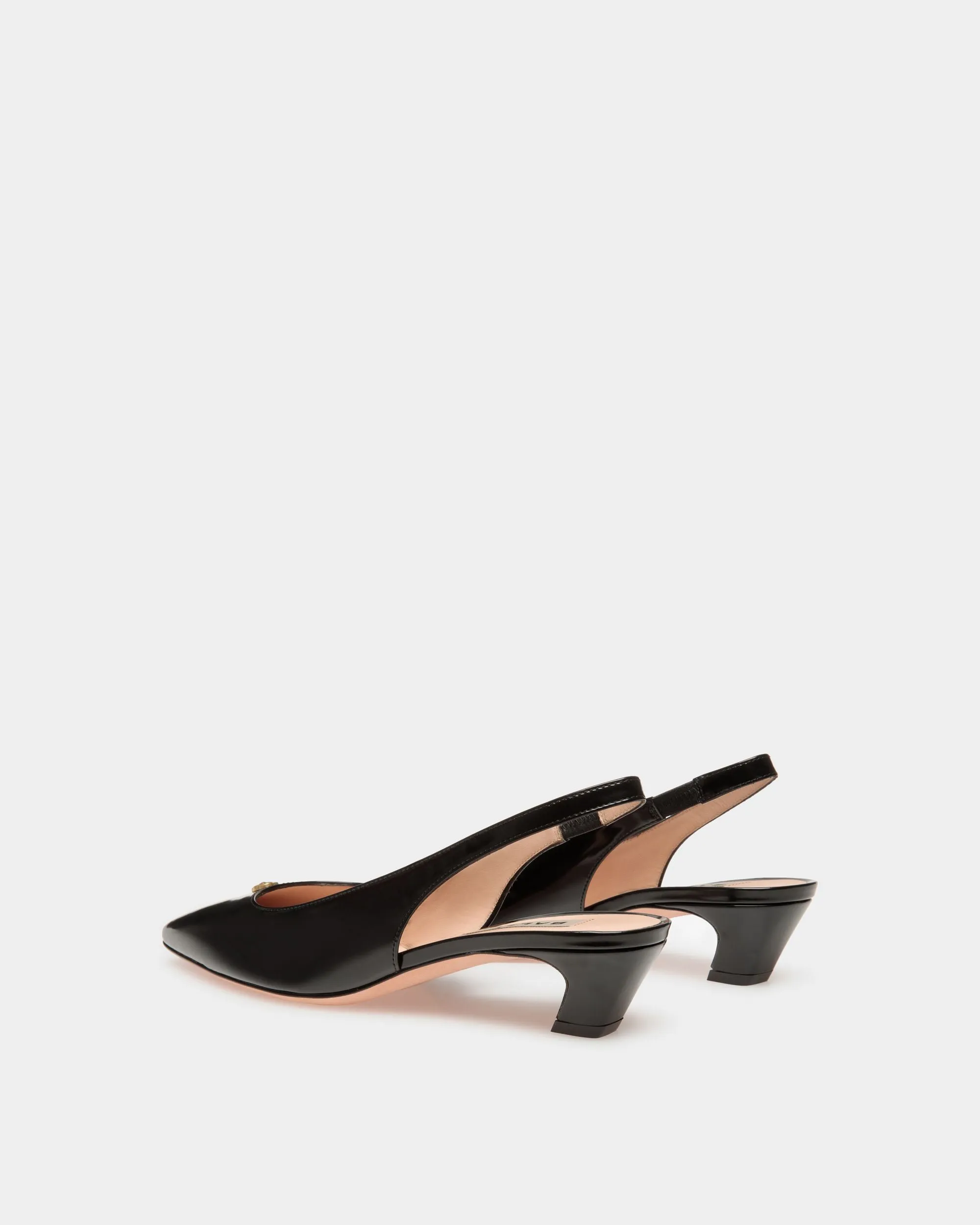 Escarpin Slingback Sylt En Cuir Noir