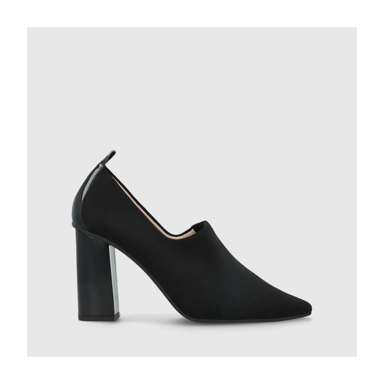 Escarpins femme en néoprène noir | LODI Chaussures femme en ligne.