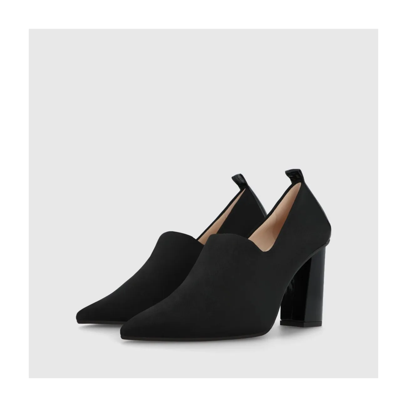 Escarpins femme en néoprène noir | LODI Chaussures femme en ligne.