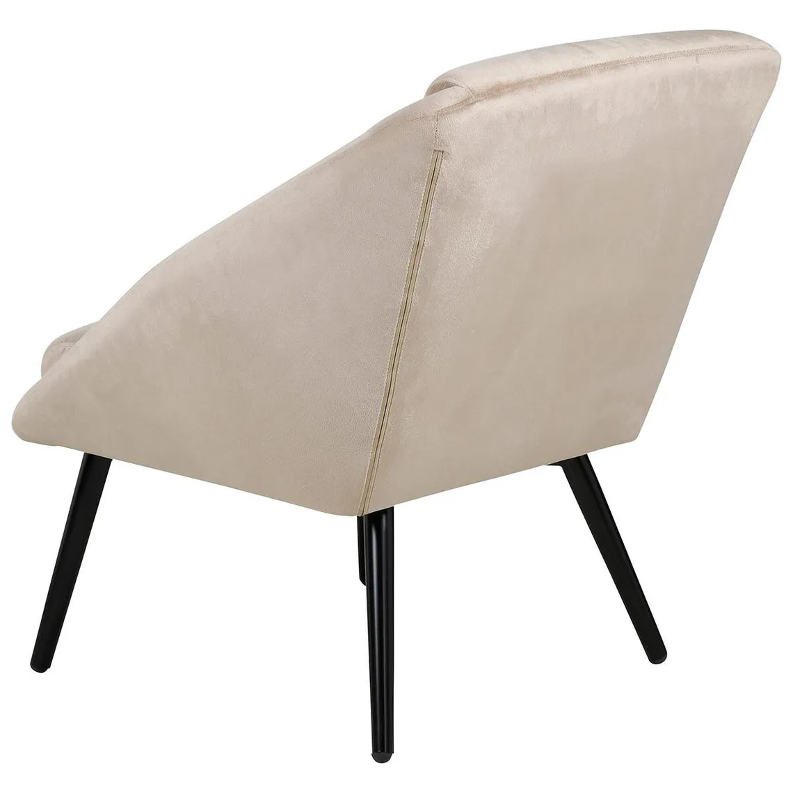 Fauteuil velours beige | 3 Suisses