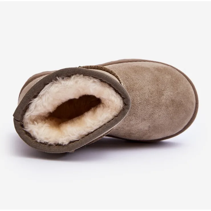FR1 Bottes de neige isolées Leonora pour enfants de coloris vert
