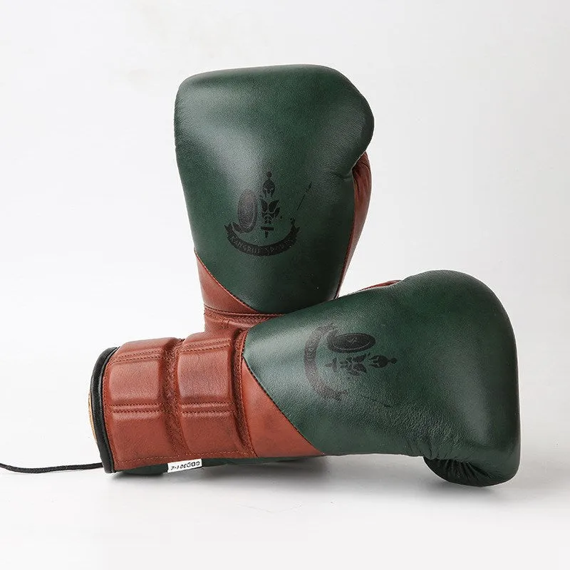 Gants Faits A La Main En Cuir Vintage