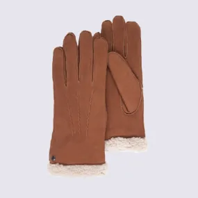Gants pour femme Isotoner en cuir fourré camel I Igert Chausseur & Maroquinier Dannemarie