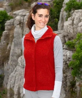 Gilet Femme Sans Manche Pure Laine Bio Sport France - Lussas