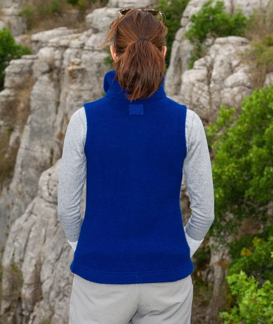 Gilet Femme Sans Manche Pure Laine Bio Sport France - Lussas