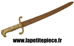 Glaive prussien modèle 1864 faschinenmesser, pièce de terrain.