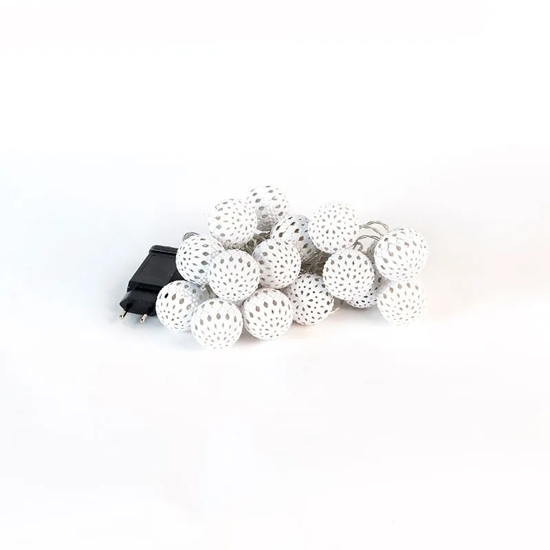 Guirlande Christmaslighting 20 boules à LED lumière chaude 3,8 mètres