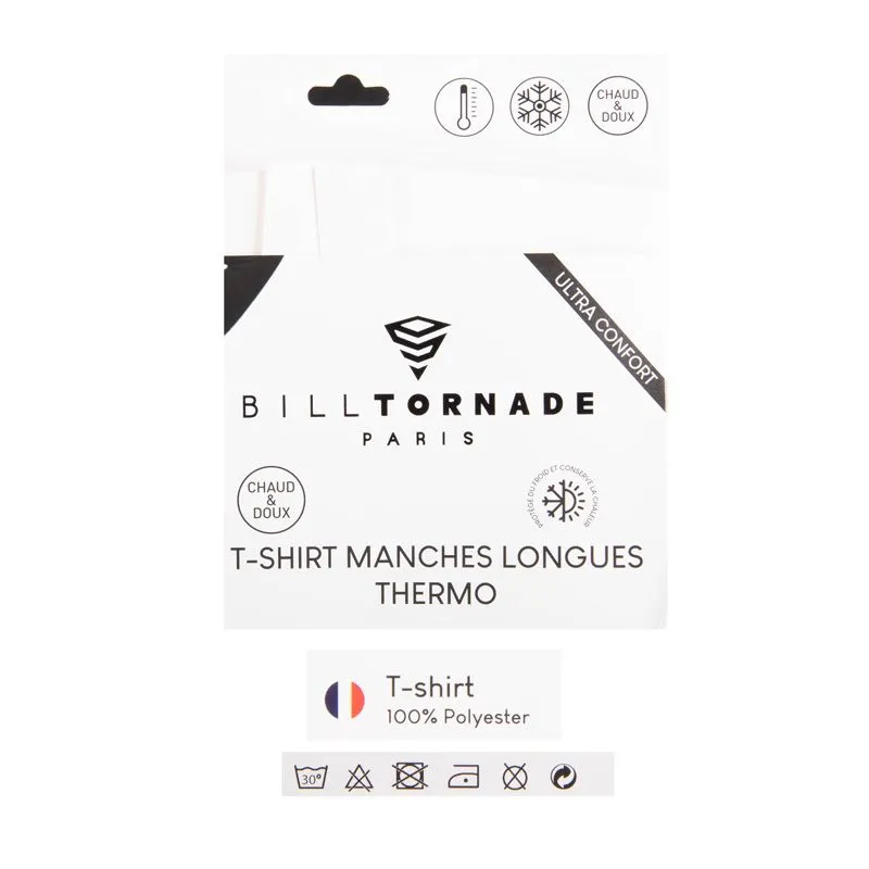 Haut manches longues thermo col montant Femme BILL TORNADE à prix 