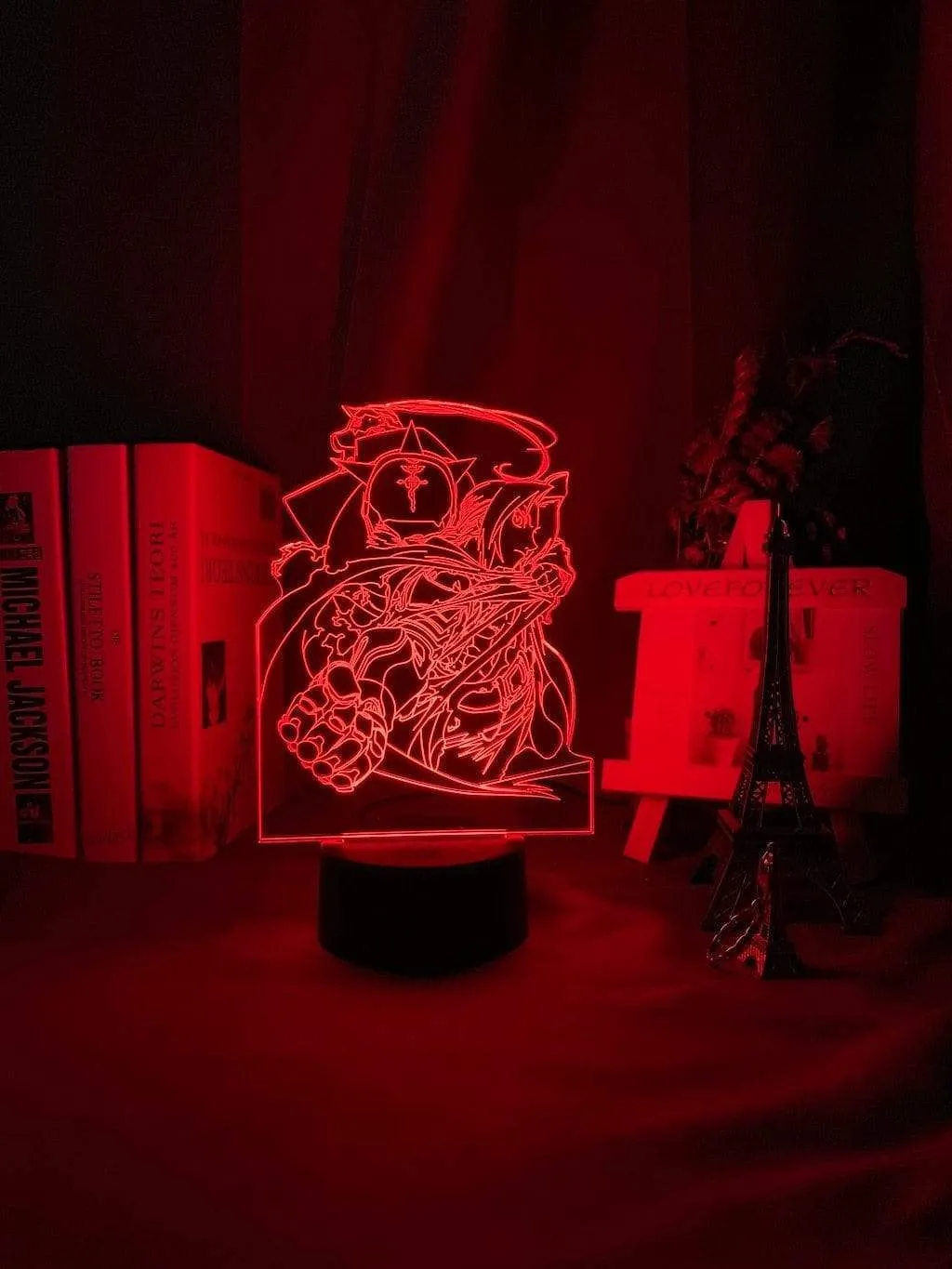 Lampe  Fullmetal Alchemist Edward Elric Figure Night Light lampe led 3D