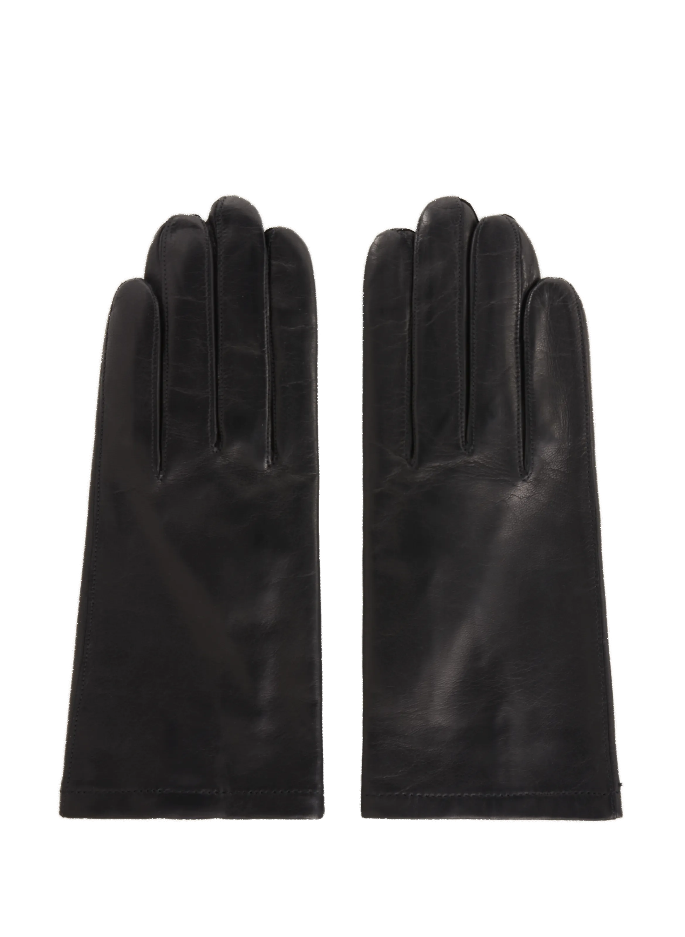 MAISON FABRE  Gants en cuir - Noir