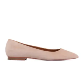 Marco Shoes Ballerines en daim souple beige