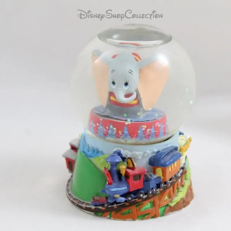 Mini snow globe DISNEY Dumbo petite boule à neige RARE 6 cm