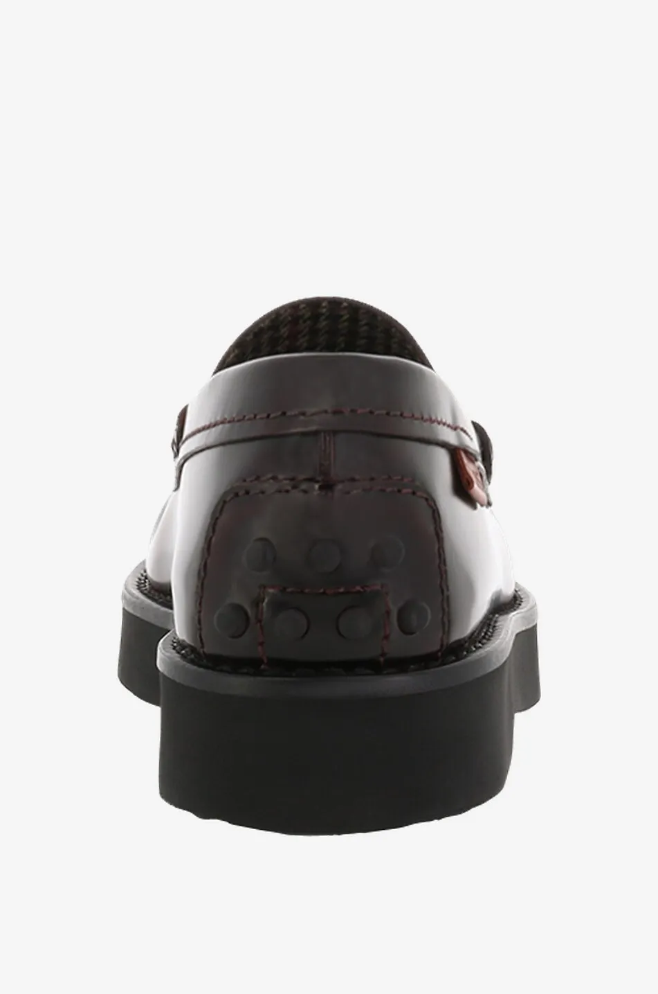 Mocassins à plateau brillants détail Gommino