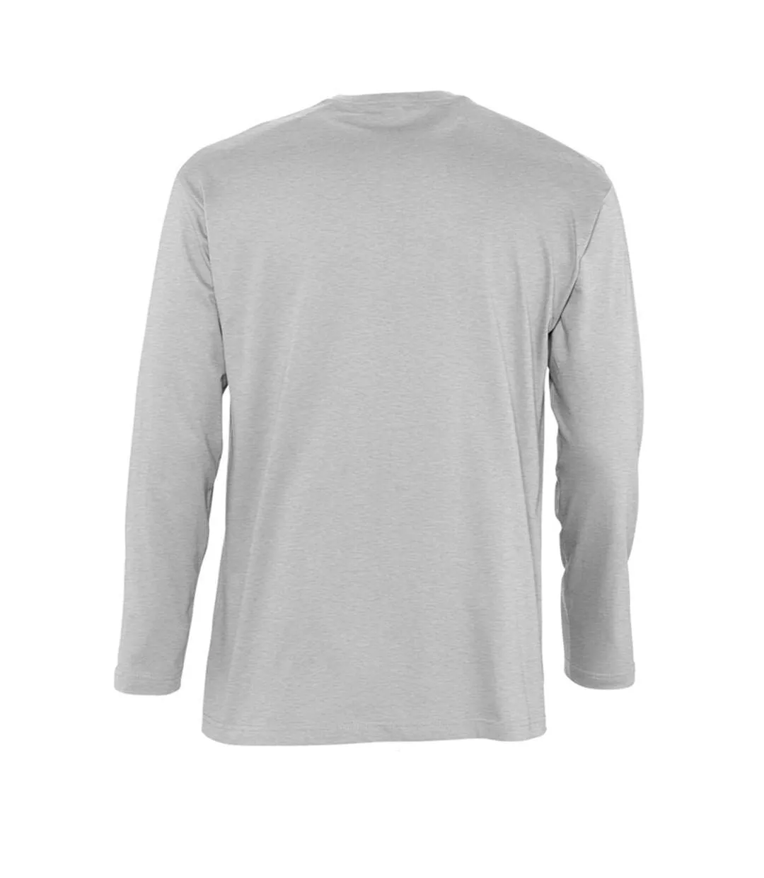 Monarch t-shirt à manches longues homme gris chiné SOLS