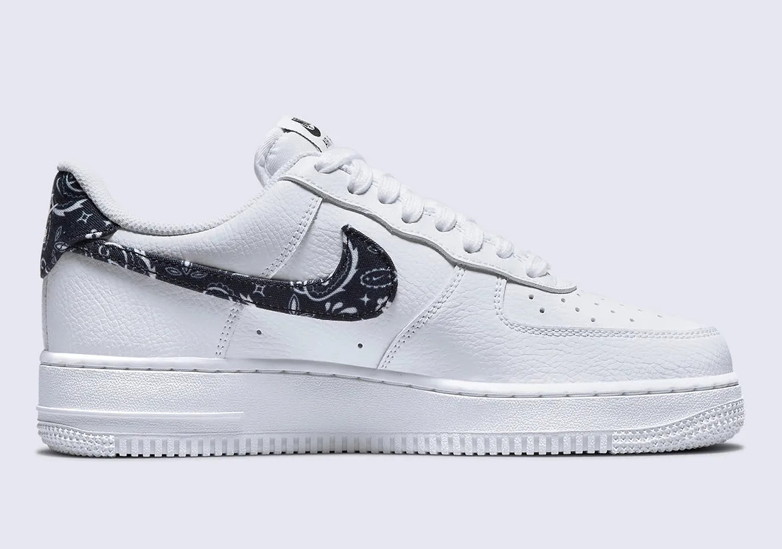 Nike Air Force 1 Low '07 Essential White Black Paisley