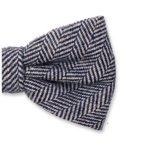 Noeuds papillon / Noeud Papillon Navy à Chevrons - Laine