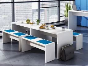 Office Squad - Table de collectivité + bancs SAX