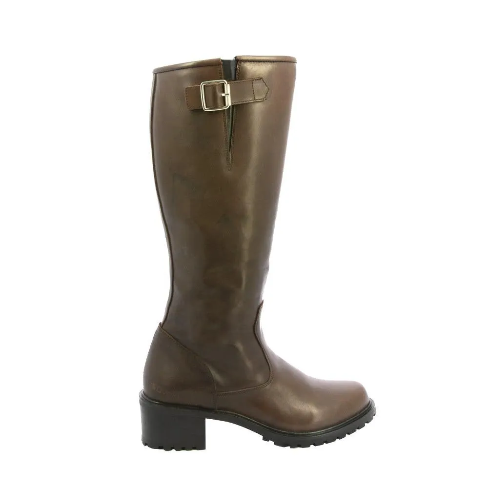  OVERLAP Bottes SHAYENNE LADY BROWN  Bottes moto