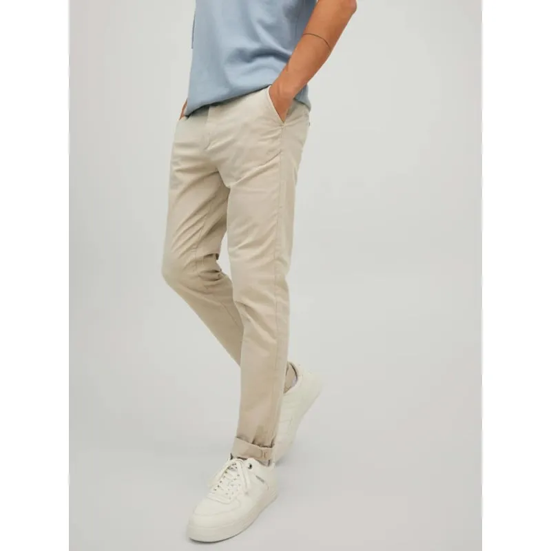 Pantalon en velours cotêlé beige homme - Jack & Jones | wimod