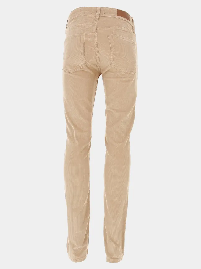 Pantalon en velours cotêlé beige homme - Jack & Jones | wimod