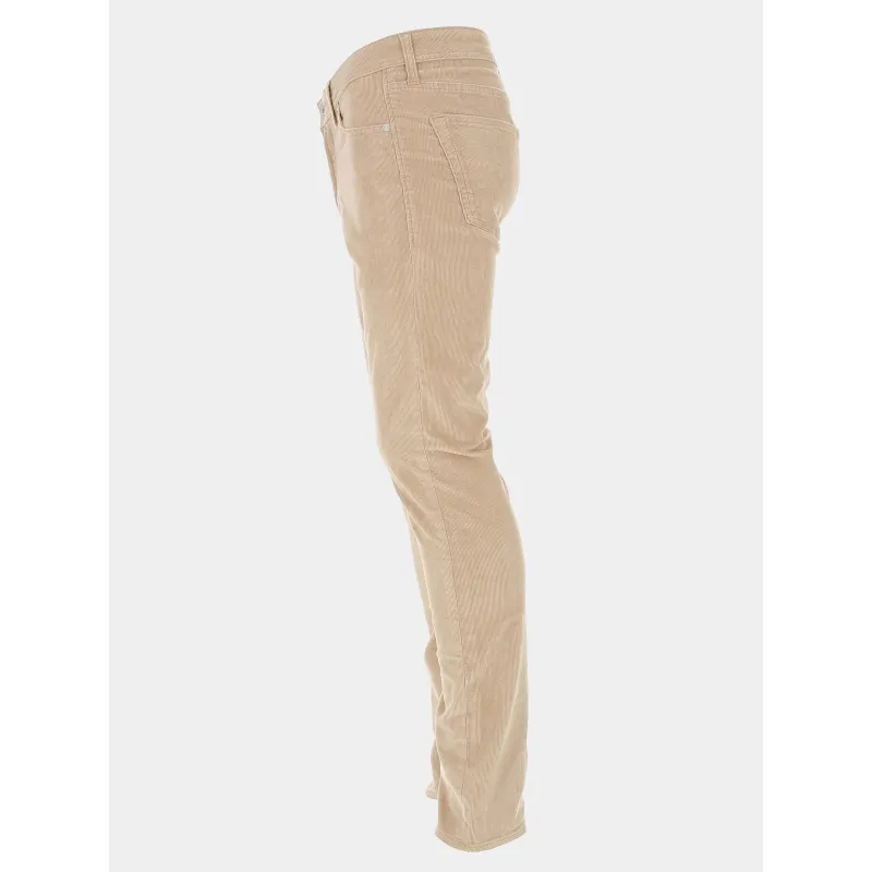 Pantalon en velours cotêlé beige homme - Jack & Jones | wimod