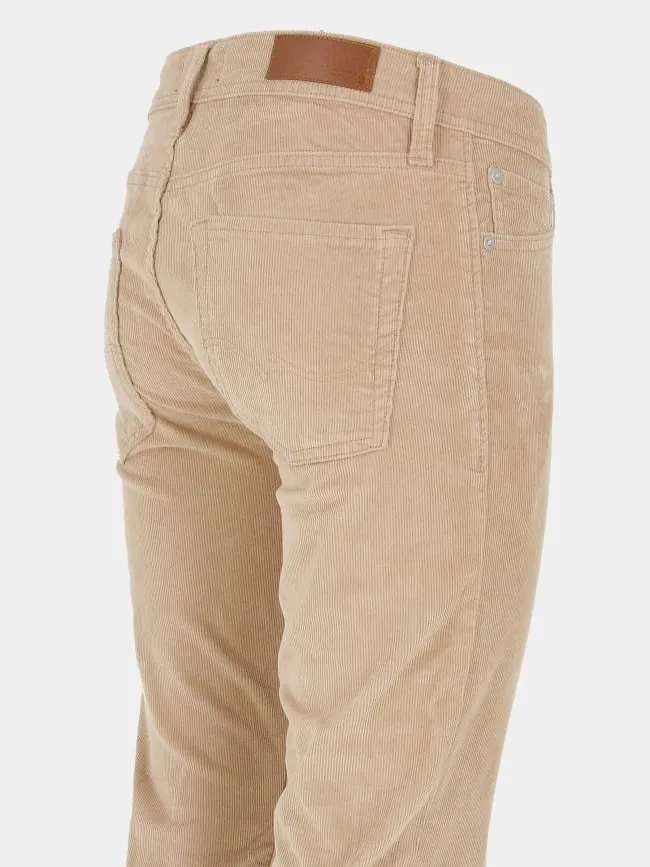 Pantalon en velours cotêlé beige homme - Jack & Jones | wimod