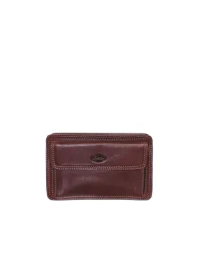 Pochette Francinel en cuir ref_lhc38744-marron