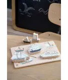 Puzzle en bois - Bateaux