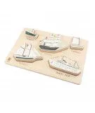 Puzzle en bois - Bateaux