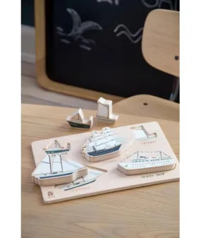 Puzzle en bois - Bateaux