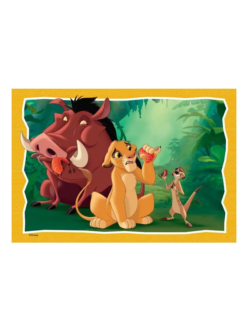 Puzzle le roi lion disney animal friends 2x24p - N/A