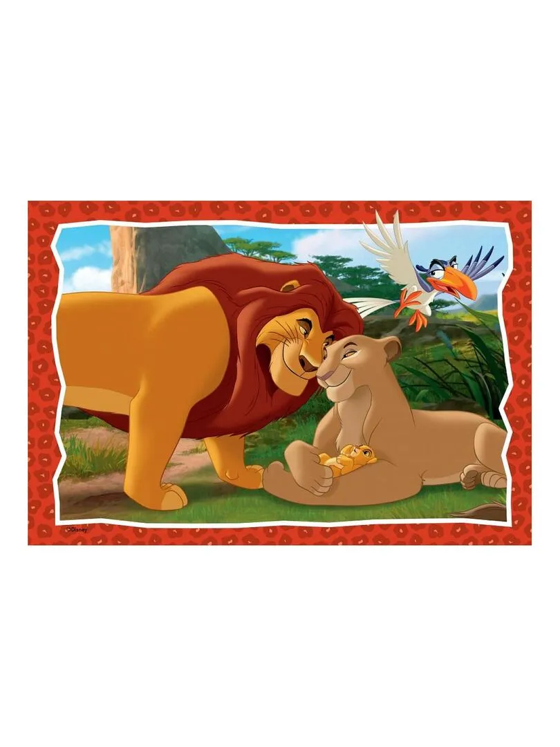 Puzzle le roi lion disney animal friends 2x24p - N/A