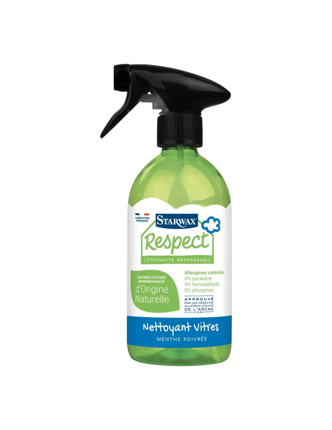 Respect Net Vitres Menthe Poiv500ml - RESPECT - 115522