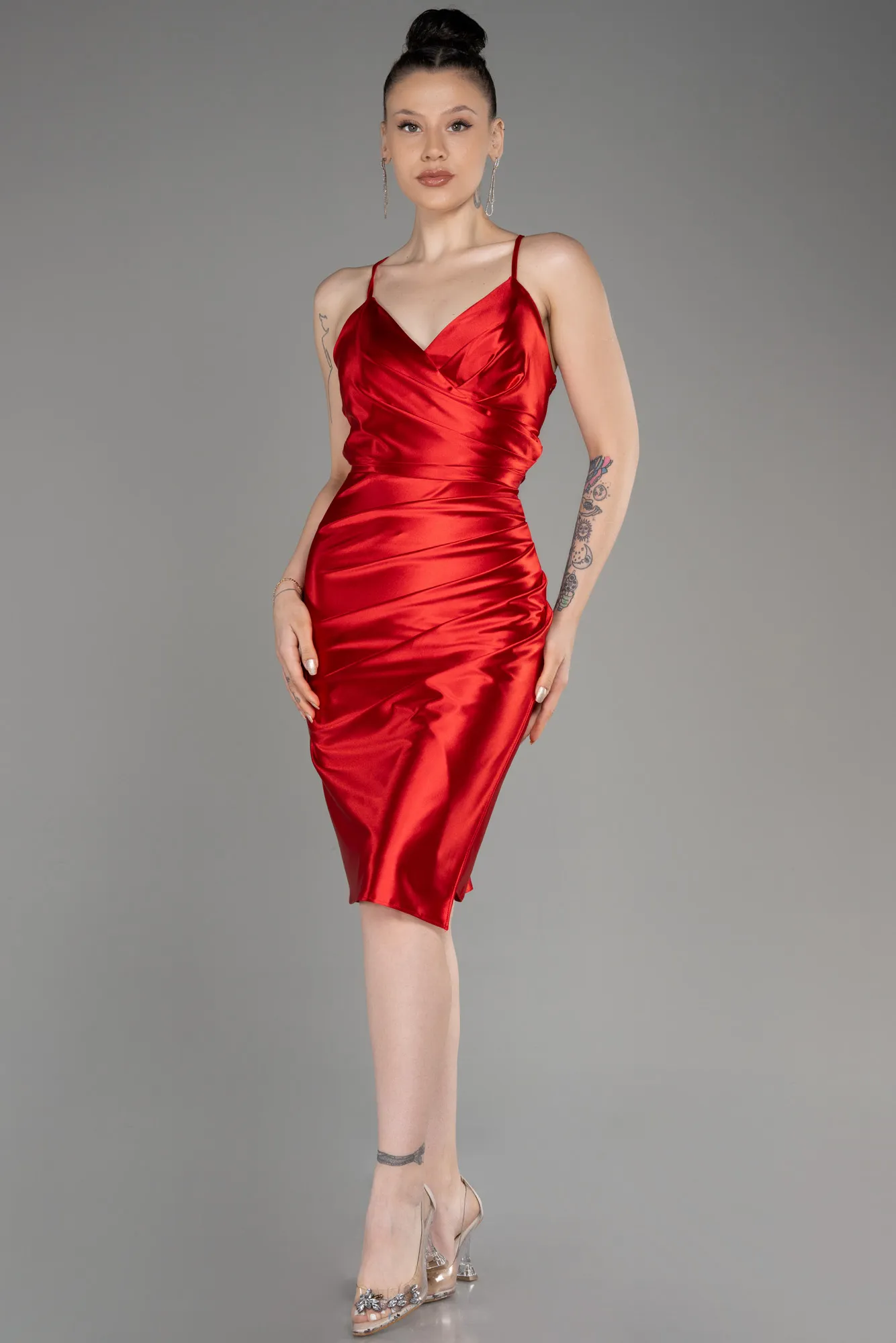 Robe de Cérémonie Courte Indigo ABK2078