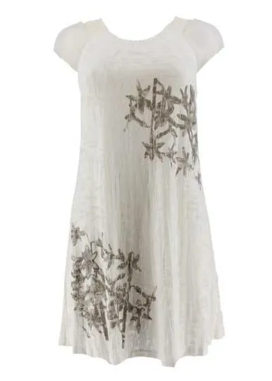 Robe sans manches-CO2 ça gaze pour moi...--Blanc-38 - M-Féminin