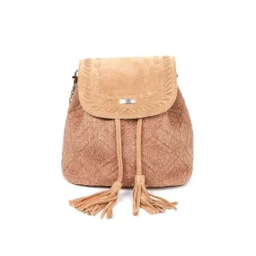 SAC A DOS MARRON en cuir | 3 Suisses