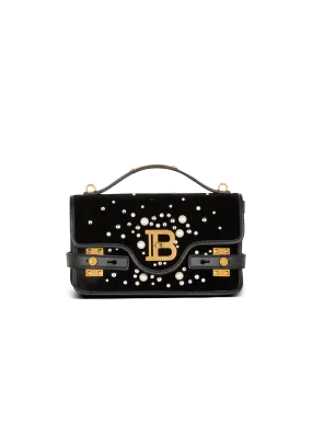 Sac B-Buzz Shoulder 24 en velours brodé