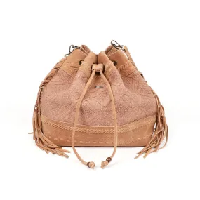 SAC BOURSE MARRON en cuir | 3 Suisses