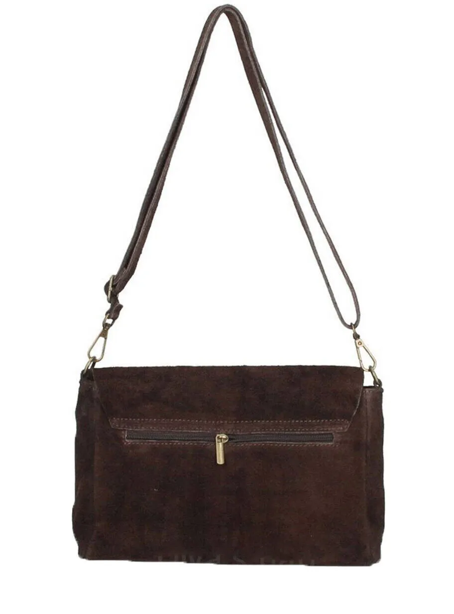 Sac en cuir peau femme testa di moro