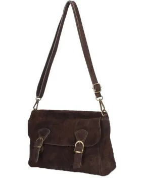 Sac en cuir peau femme testa di moro