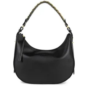 Sac hobo en cuir noir Aria | 3 Suisses